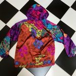 Obermeyer Vintage 80s 90s  Half Zip Windbreaker Insulated Hood Kangaroo Pocket 10 Photo 12