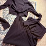 Revolve  Black Cut-Out Long Sleeve Dress Photo 1