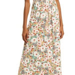 Fourteenth Place  Midi Floral Print Cutout Dress  Size L NWOT Photo 0