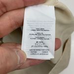 J Crew Sz 2 Dress Beige Gold Metallic Linen Shift Grommet V Photo 8