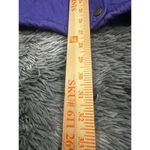 J. McLaughlin  Full Zip Quilted Vest‎ Size  M Jacket Purple Zip Pockets Women's Photo 3