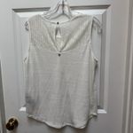 Kuhl  Women's Sonia Tank M White Lace  Top Cotton Lightweight Outdoors Photo 2