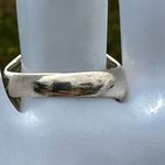 Robert Lee Morris Studio Sterling Silver Modernist White Resin Ring Photo 2