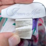 Vtg 1990s Inner Most White Pink Floral Print Satin V Photo 3