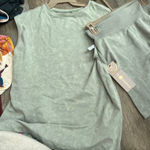 NWT harmony balance Green Sleeveless Top and Short set size M Size M Photo 0