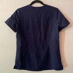 FIGS Women's size XS Navy Blue Catarina Scrub Top Nurse Doctor Uniform Photo 4