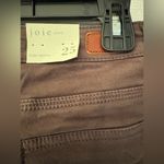 Joie  High Rise Park Skinny Pants Women Fatigue Green Ankle Cropped Pants Size 25 Photo 13