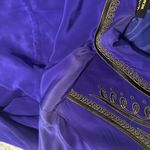 Bob Mackie Vintage  Vibrant Purple Silk Embroidered Jacket, Size M Photo 7