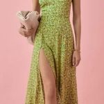 Reformation  Gavin Dress Samantha in green floral size 6 Photo 13