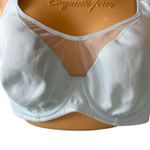 NWT Delimira Full Coverage Light Blue Bra 40C Underwire W681A Pastel Mesh Size undefined Photo 1