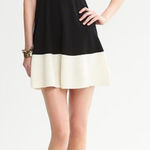 Banana Republic Merino Wool Colorblock Dress Size XS Petite Photo 0