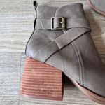 Kork-Ease  Korks Shyla Taupe Suede Leather Boots Womens 8.5 Casual Fall Chunky Photo 2