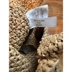 J.Crew Handknotted Straw Pearl Top Handle Bag NWT MSRP $115 Summer Coastal Boho Tan Photo 5