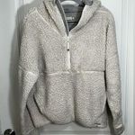 prAna Permafrost Half Zip Sherpa High Pile Hoodie Lined Jacket Size Med 23”P2P Photo 0