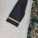 Badgley Mischka Leopard Jungle Wool Knit Sweater Small Coat Faux Fur Collar NWT Photo 6