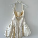 Reformation Babette Ivory Silk Mini Dress Photo 8