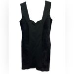 wilson's leather Wilson’s Leather Vintage Black Suede & Knit Body Con Dress Sz M Photo 1