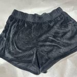 Juicy Couture Black Velour Relaxed Fit Shorts Photo 3