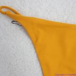 NEW Toast Swim String Bikini Bottom in‎ Marigold, M Gold Size M Photo 13