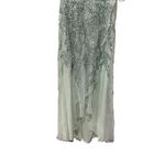 Mac Duggal  93681 Womens SEQUINED BUTTERFLY SLEEVE HIGH LOW GOWN Sage SIZE 6‎ Photo 10