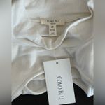 Como Blu super soft new with tag top with cut out in a size 3X cream work casual Photo 4