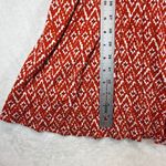 Maeve  Anthropologie Dress V Neck 3/4 Sleeve Diamond Print‎ Casual Medium Photo 2