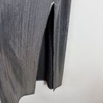 Nasty Gal Sheen There Done That Cowl Neck Midi Dress Women 8 Silver Metallic NWT Photo 9