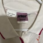 Womens PRINCE Polo shirt Pink & White sz M tennis golf Size M Photo 2