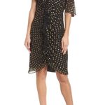 Sam Edelman Metallic Dot Cold Shoulder Dress NWT Photo 0