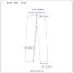 DKNY Jeans Womens 31 Kent High Rise Straight Leg Distressed Light Wash Loose Photo 14