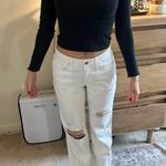Only White Distressed Denim Jeans Photo 2