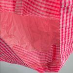 Lilly Pulitzer Lowe Fiesta Pink Pretty Gingham Strapless Peplum Dress 6 neon Photo 10