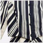 VTG 70s Eleanor Brenner ILGWU Dress Jacket 2 Piece 3/4 Striped Belt Posh Preppy Black Size 6 Photo 4