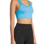 Avia Womens Seamless Sports Bra Size Large Minimum Support Pads Blue White New Photo 3