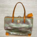 Dooney & Bourke Vintage green metallic  Snakeskin Purse / bag handbag Photo 14