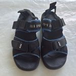 Ralph Lauren Polo by  Black and Blue Sandals with Adjustable Straps size 6 Photo 9