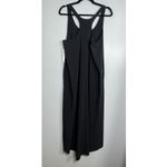 Athleta Presidio Dress Small Black NEW Athleisure Maxi High Low Active Casual Photo 5