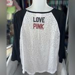 PINK - Victoria's Secret Love Pink Baseball Style Tee Photo 4