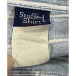 VTG Stuffed Shirt 90s Mom High Waist Striped 4 Button Denim Shorts 13/14 Photo 7