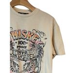 Charlotte Russe  T-Shirt Women's S Beige Whiskey Graphic Tee Short Sleeve NWT Photo 2