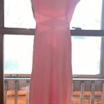 Missguided Pink Cutout Midi Bodycon Dress Photo 2