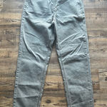 American Eagle  Womens Gray Mom Jean Denim Stretch Size 8 Long Photo 0