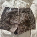 Tic Toc Western Leather Shorts  Photo 1