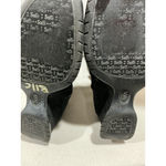 Woman’s Softt Black Suede Wedge Heel Side Zip Tall Boots 7.5 Mw Photo 7