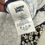 Lands End Squareneck Tankini Floral Brown Black Wireless Pool Beach Large Photo 2