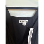 Whistles Black Jumpsuit Womens Size 0 Double Button Waist Detail V Neck Photo 5