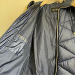 Guess Navy Faux Fur Hooded Puffer Coat XL Photo 13
