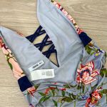 The Bikini Lab  Floral Plunge Halter One Piece Photo 8