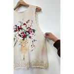 Capacity Vintage 90s Capacity‎ Petites Embroidered vest Photo 7