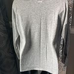 Victoria's Secret Victoria’s Secret Gray Long-sleeve Baggy Pajama Top Small Photo 1